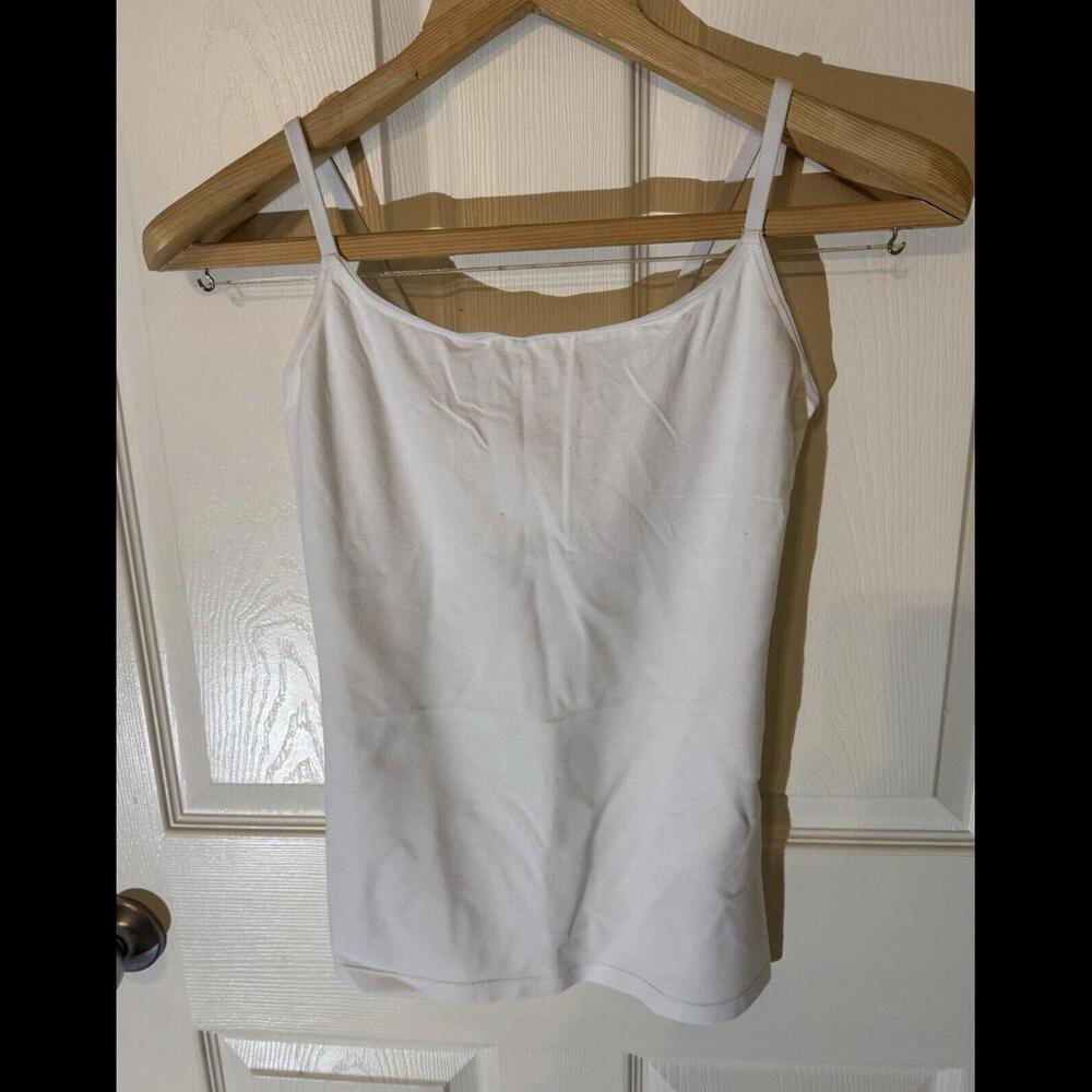SPANX Women's Slimming In & Out Cami, White, Size Large  A-23